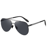 Lunettes de soleil polarisées en nylon classique lunettes de soleil aviateur miroir crapaud sans vis super élastique mâle