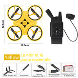 Jouet Volant 2.4ghz remote control 360 degree flip gesture sensor hoverable colourful light watch control  Mini drone pour enfants