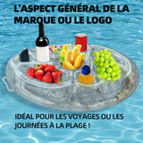 Bar flottant 63x50cm PVC porte-gobelet gonflable flottant gonflable porte-boissons bar gonflable piscine porte-gobelet de plage
