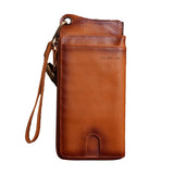 Porte-monnaie homme sac à main en cuir sac à cartes multi-positions grand volume portefeuille de loisirs multifonctions