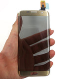Écran tactile pour téléphone portable  Or Convient au S7 edge Sensible  HD Toucher précis  Verre tactile pour téléphone portable