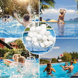 Balles filtrantes 1600g boules filtre piscine balles filtrantes média filtre à fibres pour piscine filtres sable filtrage de l’eau