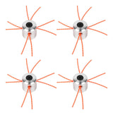 Lot de 4 têtes de débroussaillage Epaisseur du câble 2.4mm 2.6mm 3mm Tête de ciseaux universelle Tête de coupe du fil d'aluminium