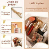 trousse de toilette150g Grande Capacité PVC Multi-usage Portable Résistant à l'Abrasion Résistant à l'Eau Trousse de Toilette Femme