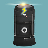 Lampe camping 14x9,2x7,9cm rechargeable éclairage extérieur solaire rechargeable portable autonomie longue durée lampe de camping