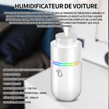 Humidificateur USB mini humidificateur 3w conception silencieuse capacité du réservoir d'eau 200ml atomisation 70x148mm blanc ivoire