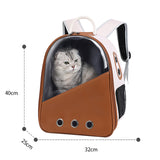 Sac en PU pour animaux de compagnie sac simple et polyvalent pour chats sac portable pour animaux de compagnie