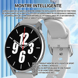 Montre intelligente 230mah 1.28 pouces montre connectée femme homme montre de sport appels numérotation montre sport connectée