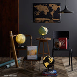 Peinture décorative de la carte du monde Carte à gratter  Décoration intérieure  Papier cuivré  82.5cm*59.5cm Grand format Voyage