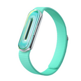 Bracelet anti-moustiques 62x57,5 x16mm 3 sachets de bâtonnets d'huiles essentielles anti-piqûres longue durée 180 jours vert