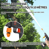 Nettoyeur haute pression 21v 36bar nettoyeur haute pression sans fil portable avec batterie et un chargeur 5m tuyau et accessoires