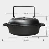 Rôtissoire pour patates douces, rôtissoire pour pommes de terre et châtaignes en fonte de haute qualité pour barbecue en fonte