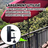 Support de parasol maximale la taille 5cm support parasol clip parasol universelle de parasol de terrasse pour parasol plage pêche