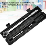 Clé 5 pcs 125 mm tige d'extension de 28-210 Nm plage de couple préréglage de clé dynamométrique réglable avec tige d'extension acier
