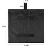 Sacs de sable fixes pour tente en tissu Oxford PVC600D 4 pièces sacs de sable pour parasol d'extérieur adaptés à toute tente