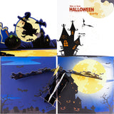 arte de voeux 15x15cm halloween spooky pumpkin dimensional greeting cards party favours halloween greeting cards carte postale