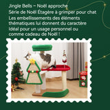 Arbre à chat sisal nouveau style de noël petite plateforme de saut jouets pour chats durable et résistant à l'usure multi niveaux