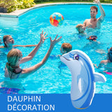 Jouet gonflable de dauphin 92cm décoration de dauphin pour enfants gonflable dauphin jouet de piscine de dauphin gonflable en pvc