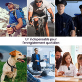 Caméra de surveillance 400 mah qualité HD compatible avec carte tf 128 go fonction d'enregistrement autonome détection mouvement