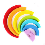 Blocs arc-en-ciel 25.5 x 4 x 13cm Début de l'éducation Coordination œil-main Conçus pour les bébés et les jeunes enfants