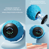 Balle de massage électrique multifonctionnel soulager muscles petit pistolet de massage portable rechargeable massage sportif