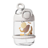 Tasse 19cm 450 ml Convient aux enfant smatériel PC Grande capacité avec paille Portable blanc étanche Portable blanc étanche