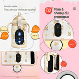 Chauffe-Biberon Numérique Portable, 26 Niveaux de Température Réglable, écran LED, USB Type-C, Housse Chauffante pour Bébé