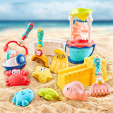 Ensemble de jouets de plage en caoutchouc souple d'été jouets de bain pour enfants non déformables jouets de plage