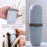 Etui brosse a dent tasse voyage portable multifonctionnel de brosse à dents simple pour le camping le voyage la maison scolaire
