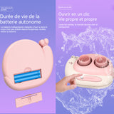 Nettoyant pour lentilles de contact 18KHZ 360 degrés nettoyage boîte à ultrasons pour lentilles de contact nettoyeur de lentilles