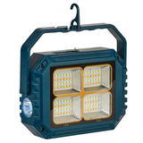 Projecteur led 40W spots solaires avec 4 modes d'éclairage et lampe de poche super lumineuse le support peut pivoter à 360 degrés