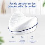 C Oreiller de jambe en forme de cœur 25x25x15cm mousse à mémoire de forme ergonomique oreiller jambes orthopédique coussin de jambe