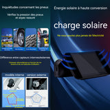 Surveillance de la pression des pneus solaire pour voiture TPMS sans fil moniteur en temps réel de pression et de température