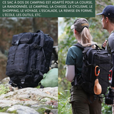 Sac à dos voyage 44x23x25 cm 30L sac à dos de camouflage grande capacité sac de voyage d'alpinisme de sport sac à dos randonnée