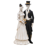 Ornement Squelette Halloween  13*28cm  Finesse de l'artisanat  Squelette de mariage  Convient à la décoration d'Halloween