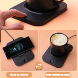 Chauffe tasse 50-60 degrés celsius plage chauffage chauffe café électrique tasse peut recharger les téléphones portables avec tasses