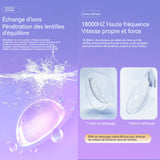 Nettoyant pour lentilles de contact 18KHZ 360 degrés nettoyage boîte à ultrasons pour lentilles de contact nettoyeur de lentilles