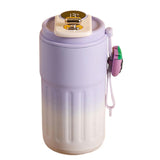 Mug Isotherme 450ml mug lsotherme portabilité tasse isolée sous vide thermos tasse en avec affichage intelligent de la température