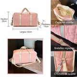 Sac à langer 42x23x15cm sac de de voyage à bandoulière simple pour maman grand espace de rangement pour les affaires des enfants