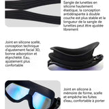 Masque de Plongée 136x80mm Confortable à porter HD Anti-buée Poids léger à de nombreuses formes de visage Masque Plongée Adulte