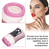 Repulpeur de lèvres 600mAh 2 têtes de remplissage de lèvres de rechange appareil de beauté des lèvres outils beauté électrique