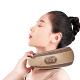 Oreiller de massage 3 vitesses 28x10cm coussin massage électrique coussin de massage électrique multifonctionnel oreiller cervical
