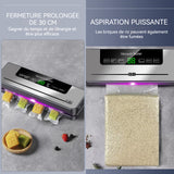 Machine sous vide alimentaire puissant appareil de mise sous vide avec 10 sacs sous vide petite machine d'emballage alimentaire