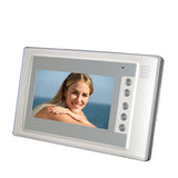 Sonnette d'interphone vidéo filaire 7 pouces Téléphone étanche Digital HD Infrarouge Vision de nuit Sonnette de porte Maison