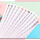 Cahier à feuilles mobiles A6 19*12.8cm100 feuilles  avec sac à fermeture éclair en PVC cahier à feuilles mobiles multifonctionnel