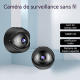 mini caméra surveillance intelligent sans fil WiFi Batterie interne avec Audio Grand angle de 150 degrés caméra surveillance