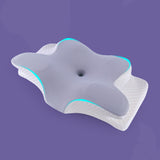 Oreiller en mousse à mémoire de forme Oreiller ergonomique pour la nuque Oreiller pour le sommeil latéral Oreiller cervical