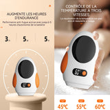 Chauffe-mains rechargeable 45-60 degrés celsius 3 niveaux réglables chauffe-mains affichage numérique rechargeable par USB portable