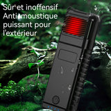 Répulsif électronique portable 5000mah avec fonction batterie externe et lampe de poche sans fil moustiques répulsif électrique