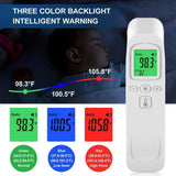 Thermomètre lcd mode d'affichage 0 à 100 degrés celsius infrarouge thermomètre frontal sans contact avec projection température